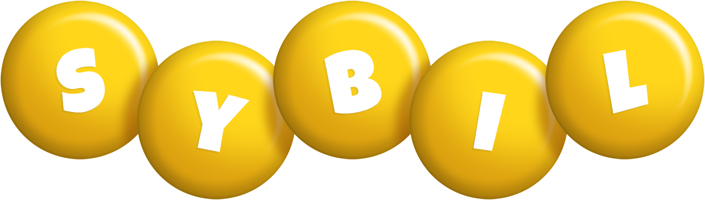 Sybil candy-yellow logo