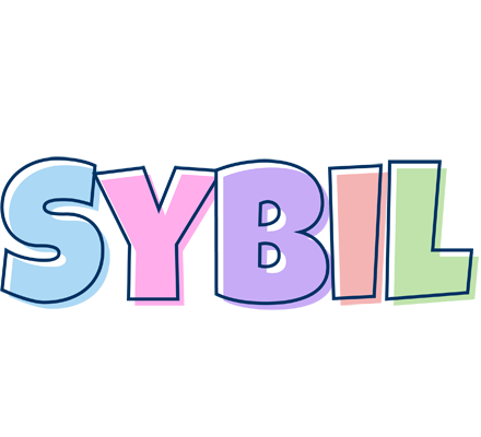 Sybil pastel logo