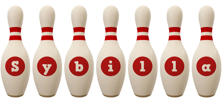 Sybilla bowling-pin logo
