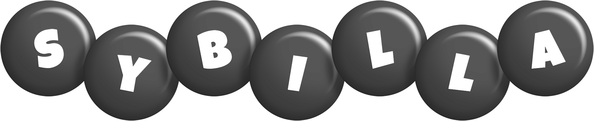Sybilla candy-black logo