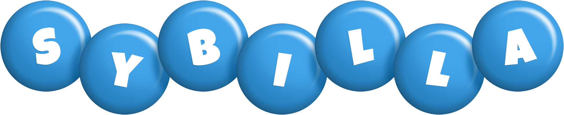 Sybilla candy-blue logo