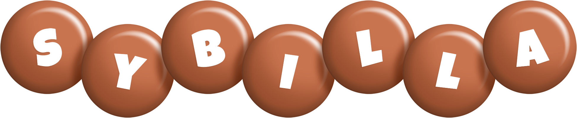 Sybilla candy-brown logo