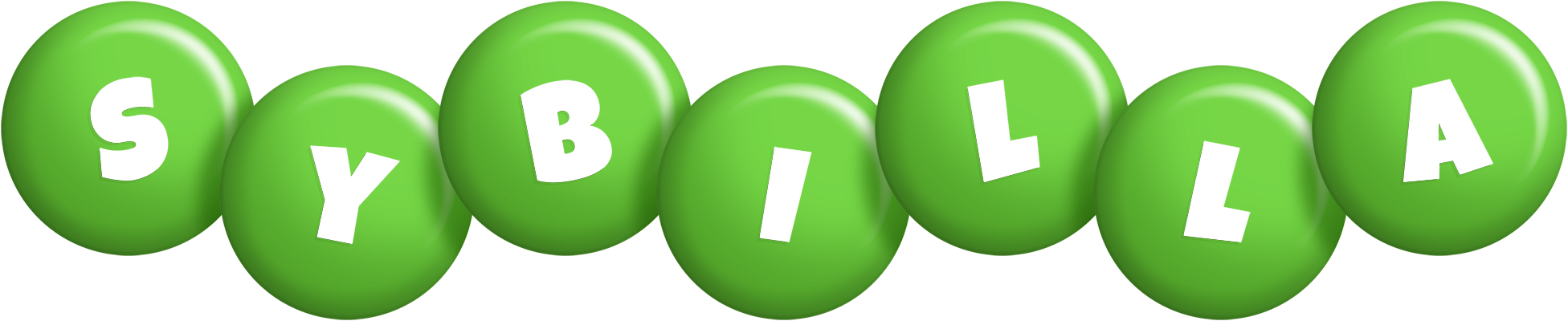 Sybilla candy-green logo