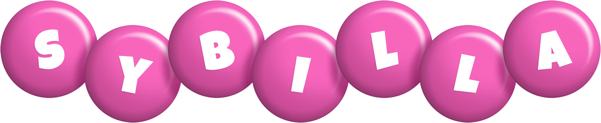 Sybilla candy-pink logo