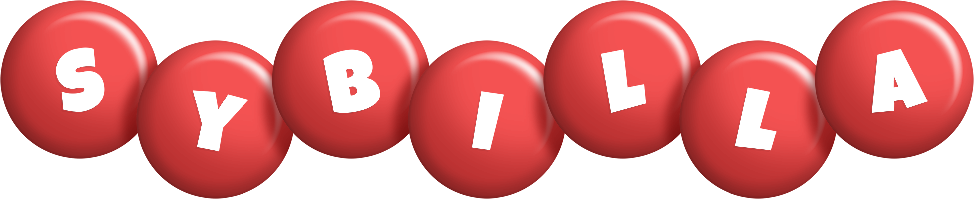 Sybilla candy-red logo