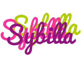 Sybilla flowers logo