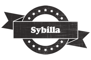 Sybilla grunge logo