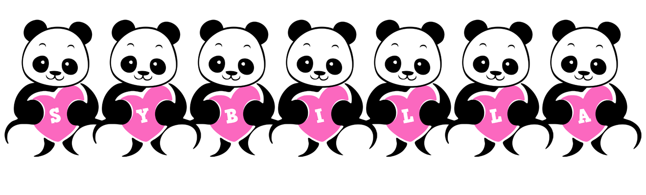 Sybilla love-panda logo