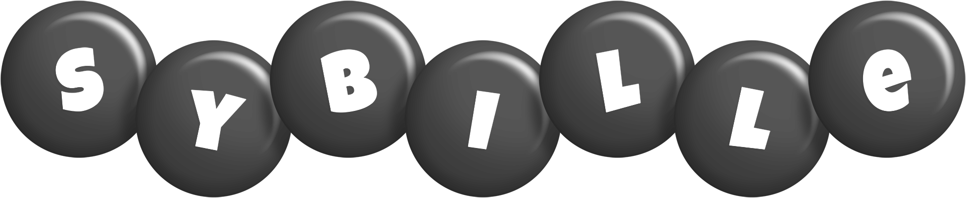 Sybille candy-black logo