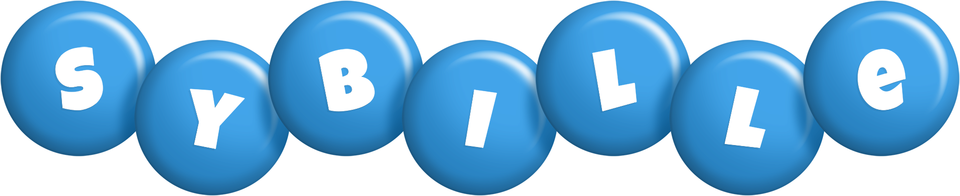 Sybille candy-blue logo