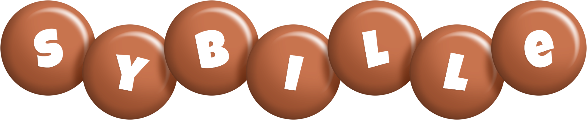 Sybille candy-brown logo