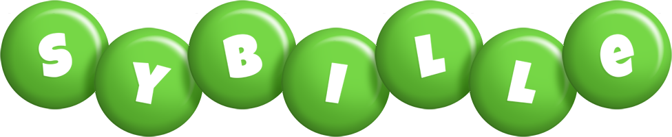 Sybille candy-green logo