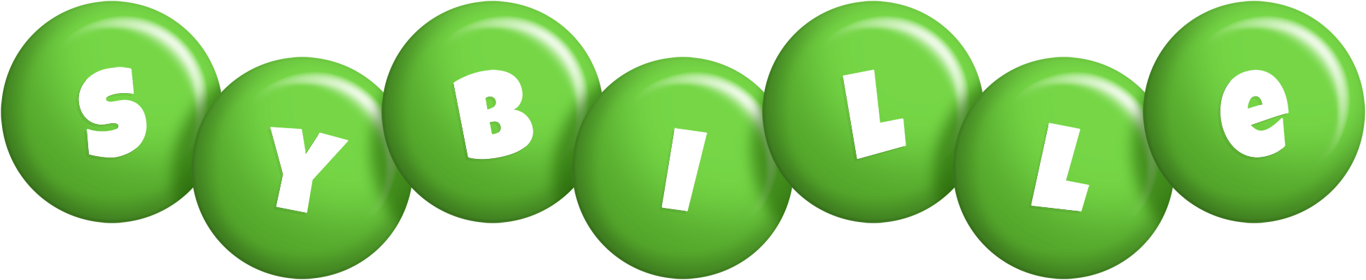 Sybille candy-green logo