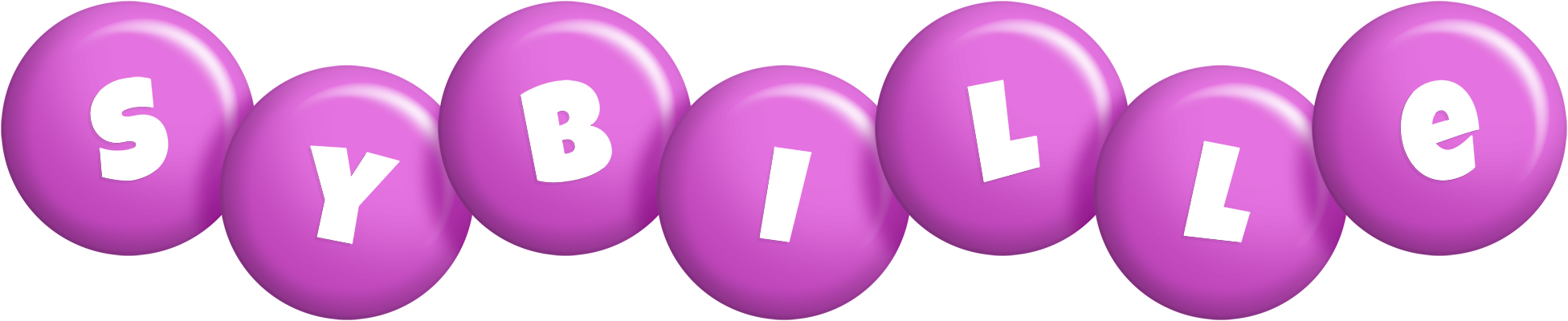 Sybille candy-purple logo