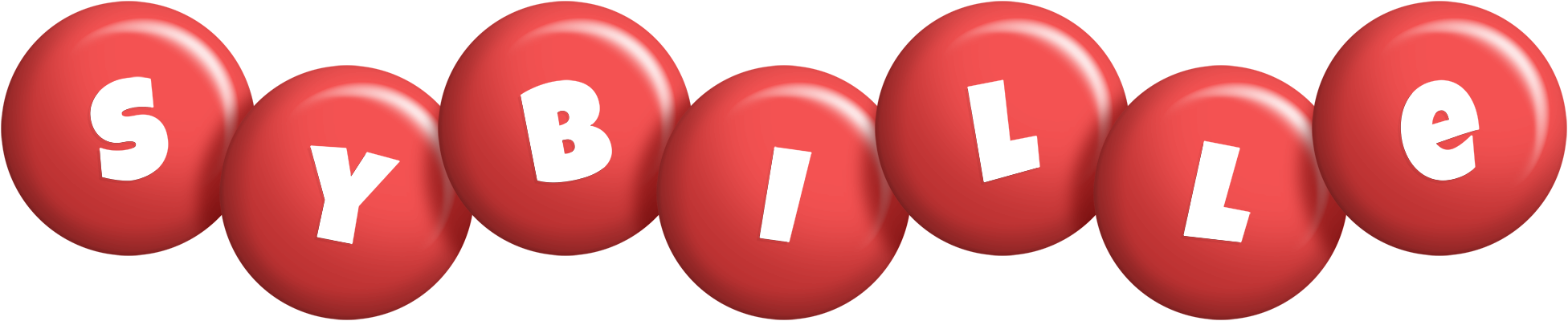 Sybille candy-red logo