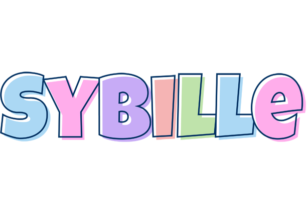 Sybille pastel logo