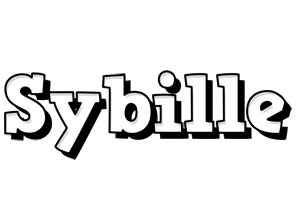 Sybille snowing logo