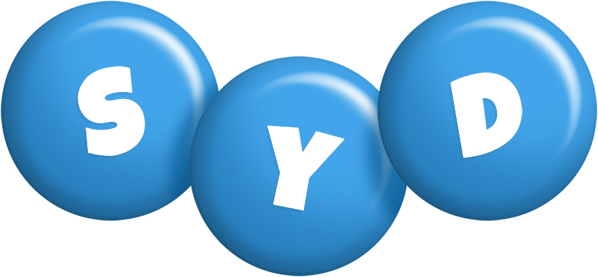 Syd candy-blue logo