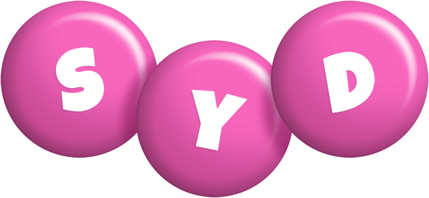 Syd candy-pink logo