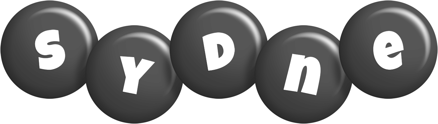 Sydne candy-black logo