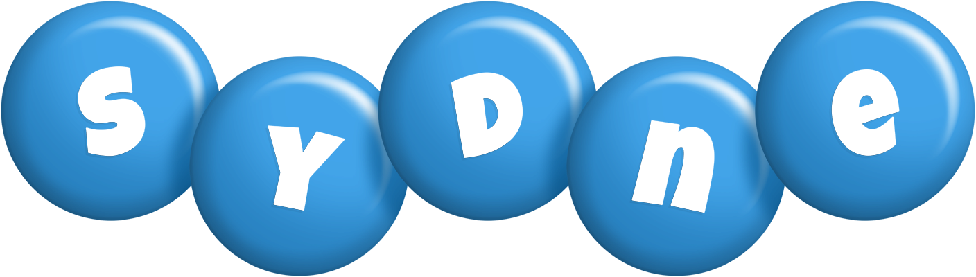 Sydne candy-blue logo
