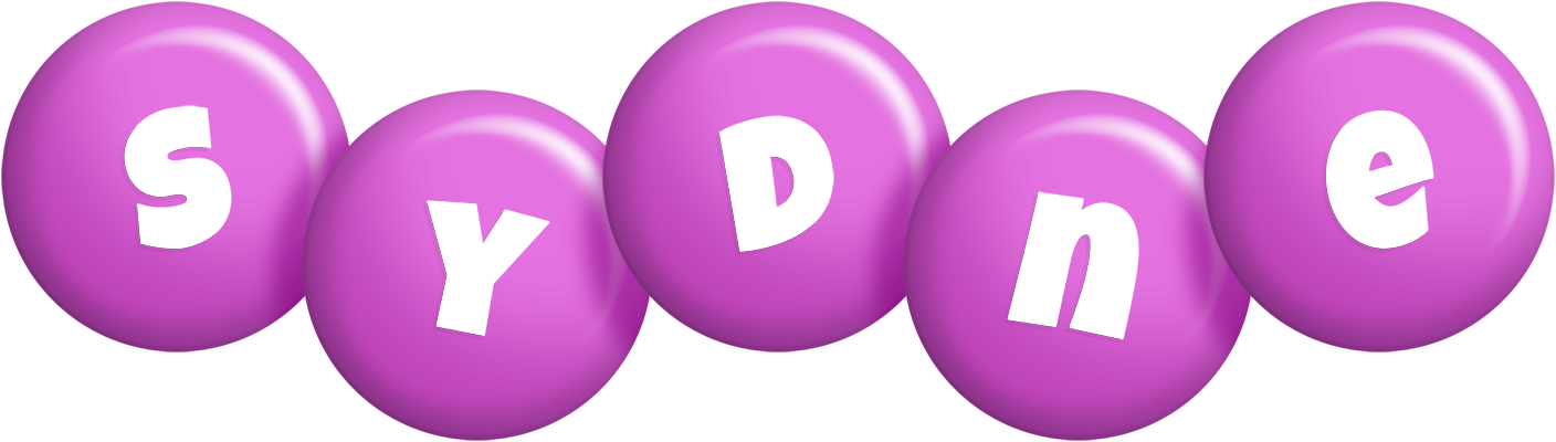 Sydne candy-purple logo