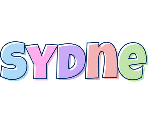 Sydne pastel logo