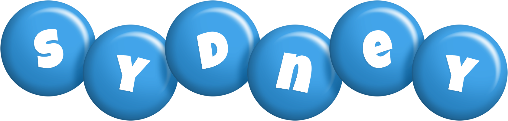 Sydney candy-blue logo