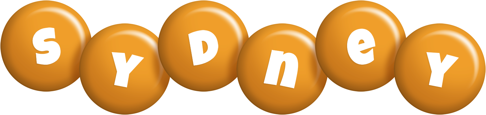 Sydney candy-orange logo