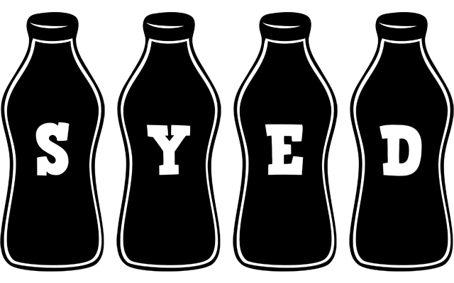 Syed bottle logo