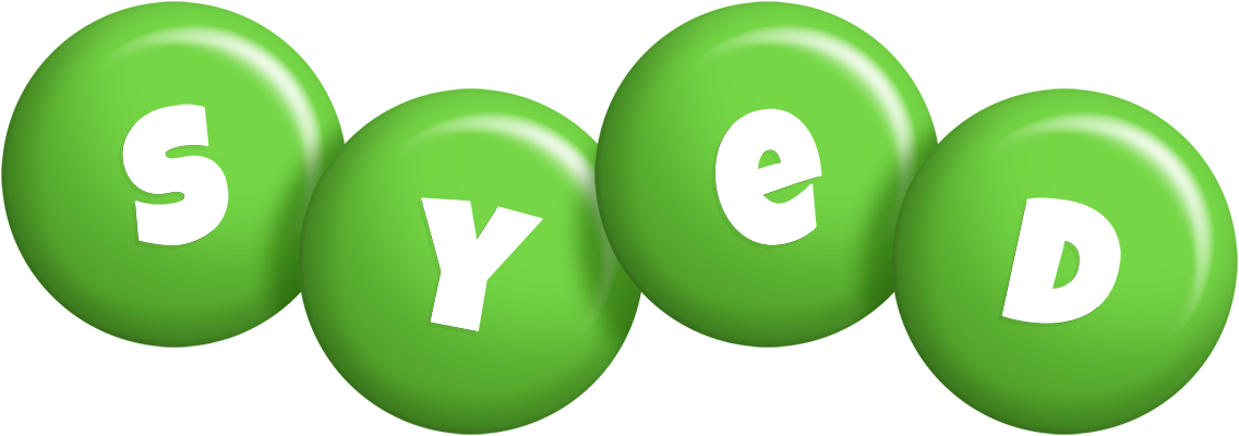 Syed candy-green logo
