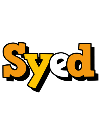 Syed cartoon logo