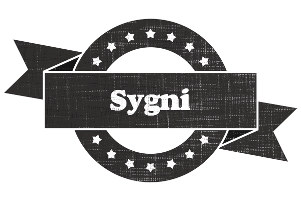 Sygni grunge logo
