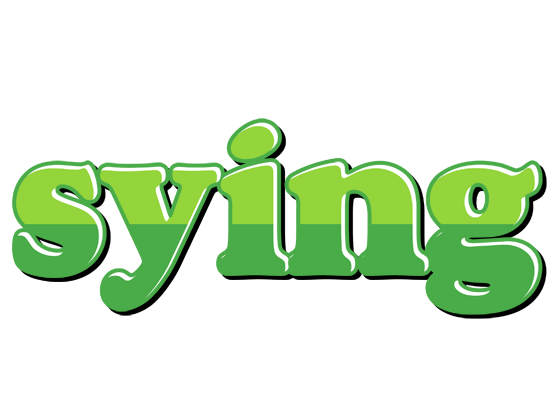 Sying apple logo