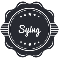 Sying badge logo