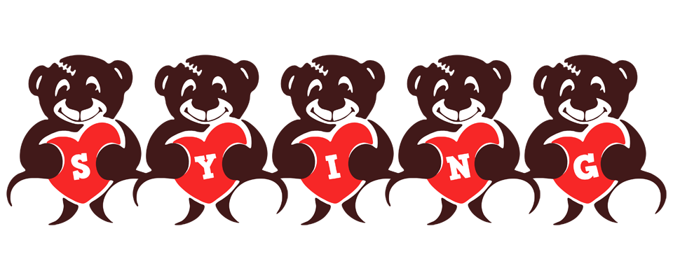 Sying bear logo