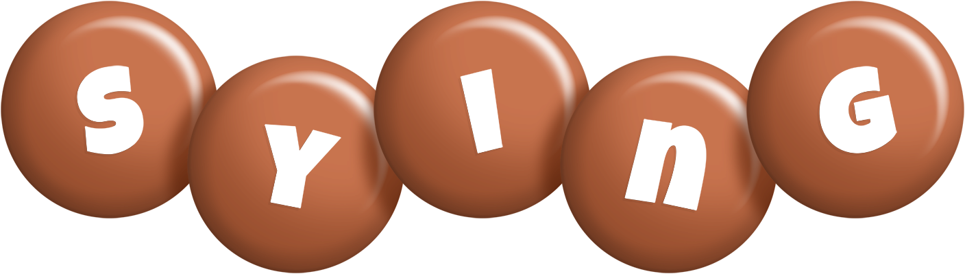 Sying candy-brown logo