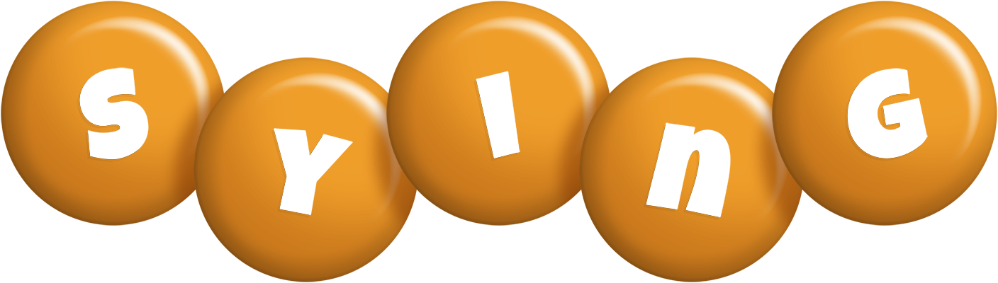 Sying candy-orange logo