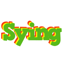 Sying crocodile logo