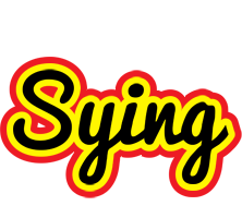 Sying flaming logo