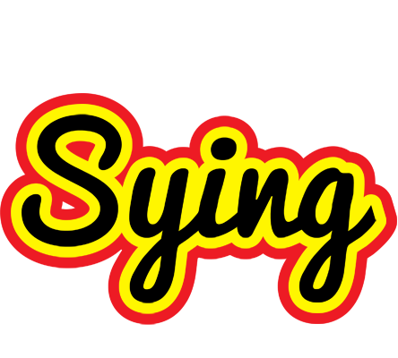 Sying flaming logo