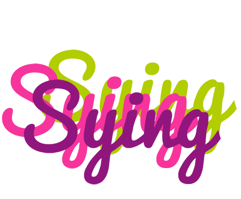Sying flowers logo