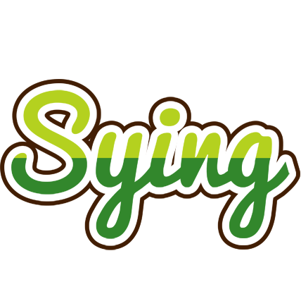 Sying golfing logo