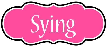 Sying invitation logo