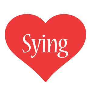 Sying love logo