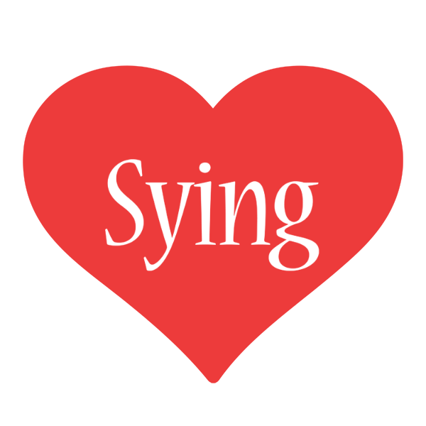 Sying love logo