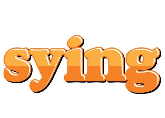 Sying orange logo