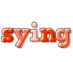 Sying paint logo