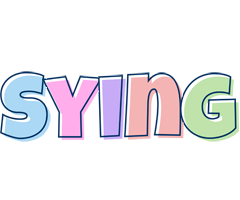 Sying pastel logo