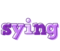 Sying sensual logo